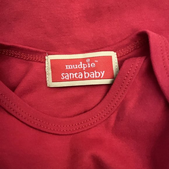 Mud Pie Baby's First Christmas 3-6 mos One Piece Naughty or Nice Boy Girl - Picture 3 of 8